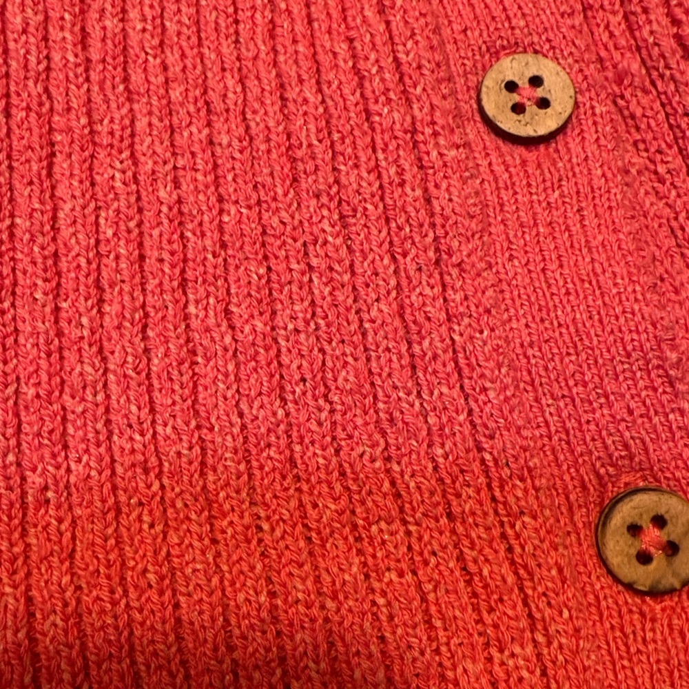 Free People Pink Ribbed Button-Front Halter Tank - Picture 6 of 6